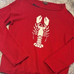 Wild Fable Red Lobster Sweater